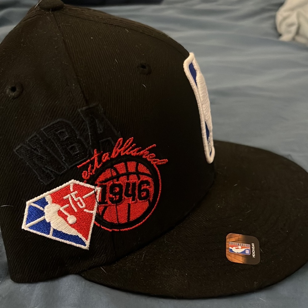 NBA All Black SnapBack hat “RARE” - Picture 2 of 3